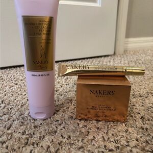 Skincare Set - Gold and Cream